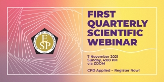 1st ESP Quarterly Scientific Webinar 2021